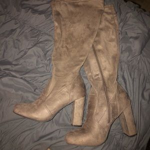 Wide Calf Torrid Boots Taupe